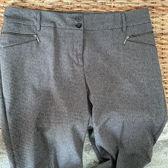 NWOT Penn. Gray Checkered Trousers 18 - Picture 7 of 12